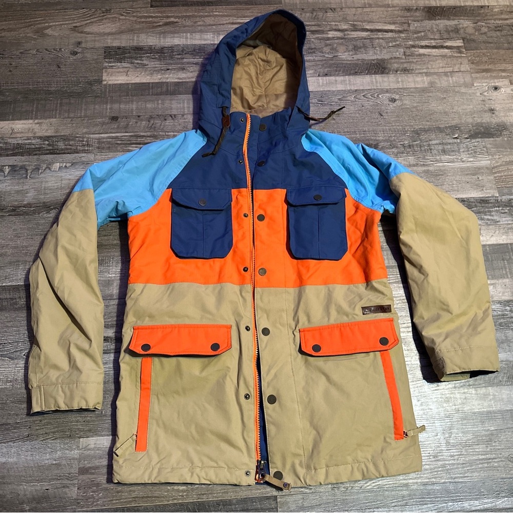 Burton Men’s Frontier Snowboarding Color block Jacket Small